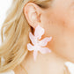 Flora Statement Earrings - Disco Pink - Shop LINNY CO