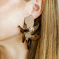 Flora Statement Earrings - Espresso - Shop LINNY CO