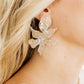 Flora Statement Earrings - Gold Confetti - Shop LINNY CO
