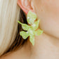 Flora Statement Earrings - Honeydew - Shop LINNY CO