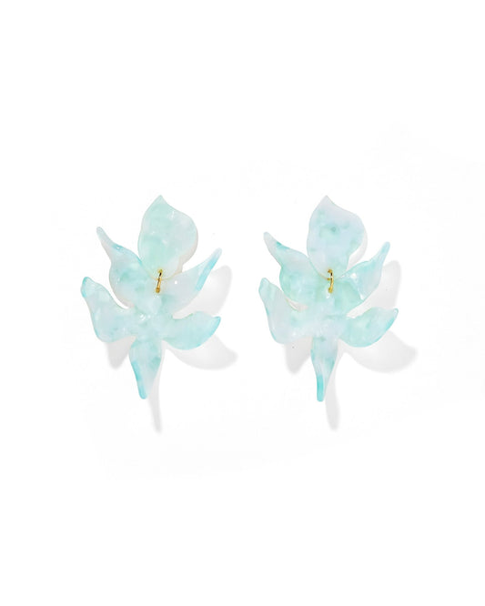 Flora Statement Earrings - Jelly Mint - Shop LINNY CO