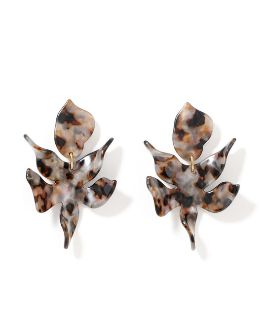 Flora Statement Earrings - Mocha Mousse - Shop LINNY CO