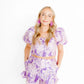 Flora Statement Earrings - Orchid Purple - Shop LINNY CO
