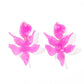 Flora Statement Earrings - Orchid Purple - Shop LINNY CO