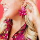 Flora Statement Earrings - Pearlized Pink - Shop LINNY CO