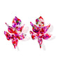 Flora Statement Earrings - Pink Multi - Shop LINNY CO