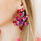 Flora Statement Earrings - Pink Multi - Shop LINNY CO