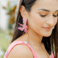 Flora Statement Earrings - Pink Spritz - Shop LINNY CO