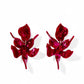 Flora Statement Earrings - Pinot Noir - Shop LINNY CO