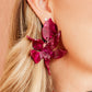 Flora Statement Earrings - Pinot Noir - Shop LINNY CO