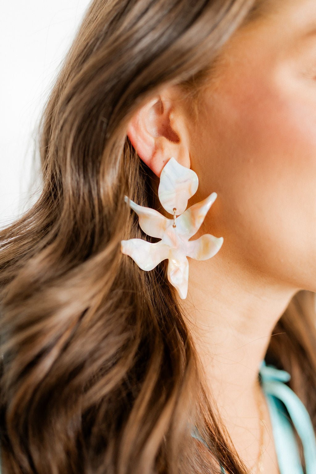 Flora Statement Earrings - Rainbow Sherbert - Shop LINNY CO