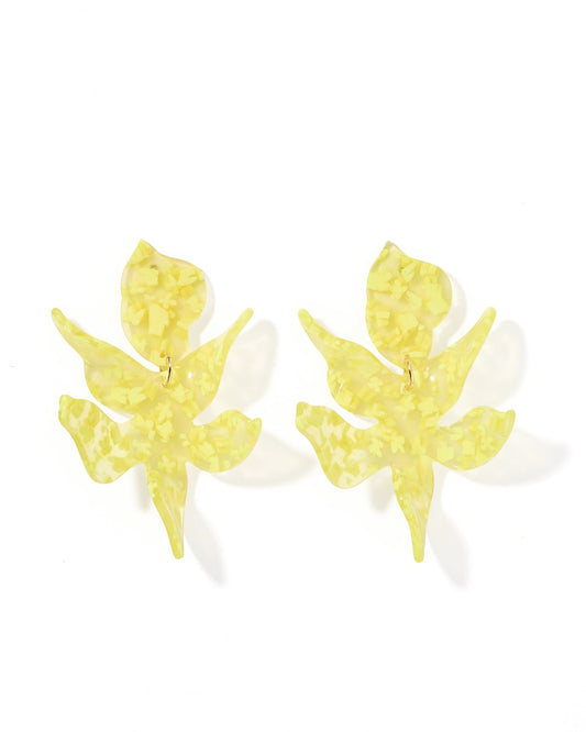 Flora Statement Earrings - Sunshine - Shop LINNY CO