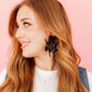 Flora Statement Earrings - True Black - Shop LINNY CO