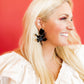 Flora Statement Earrings - True Black - Shop LINNY CO