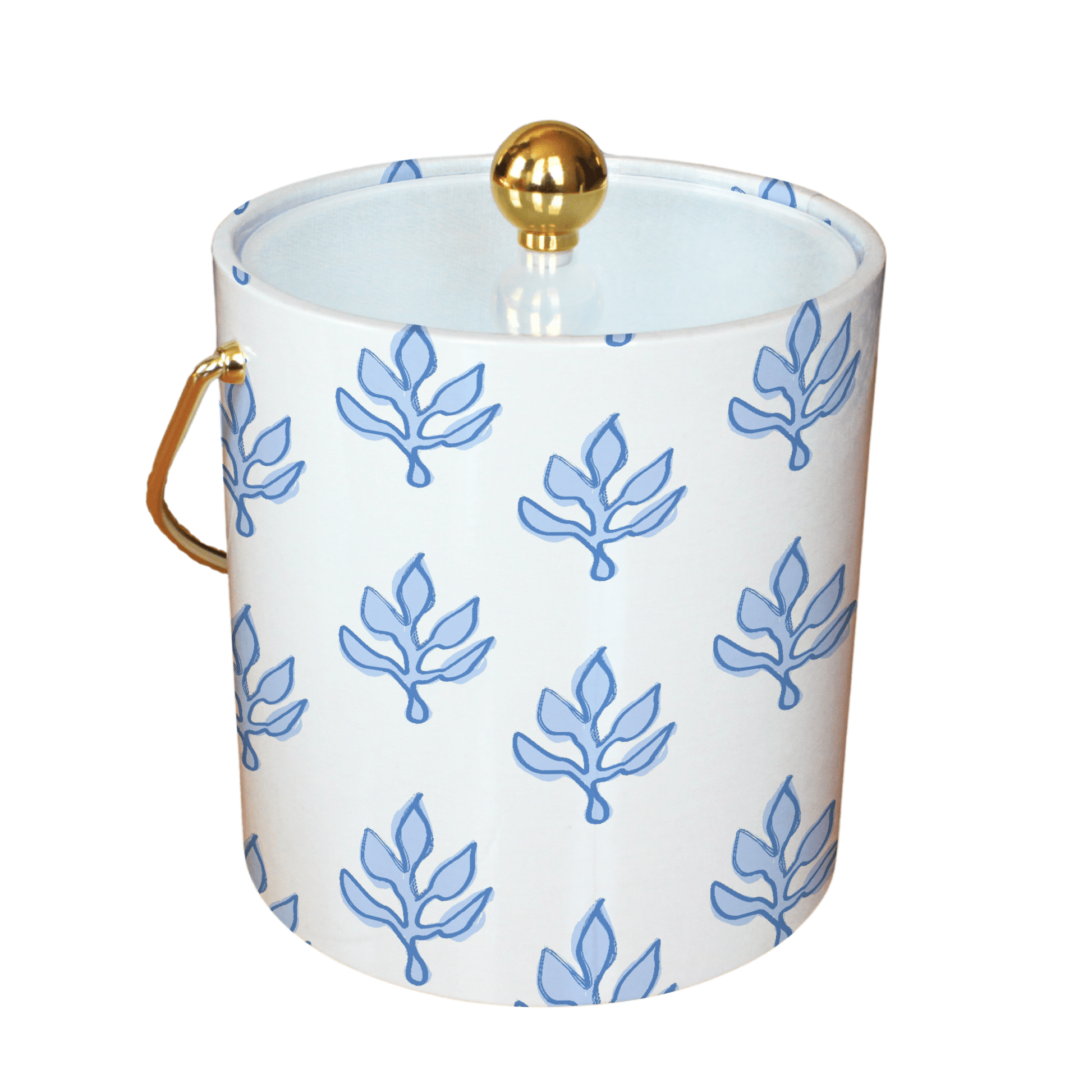 Flower Blue Ice Bucket - Shop LINNY CO