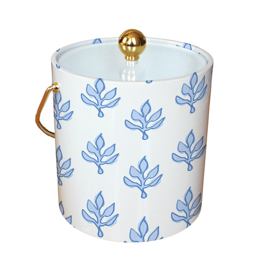 Flower Blue Ice Bucket - Shop LINNY CO