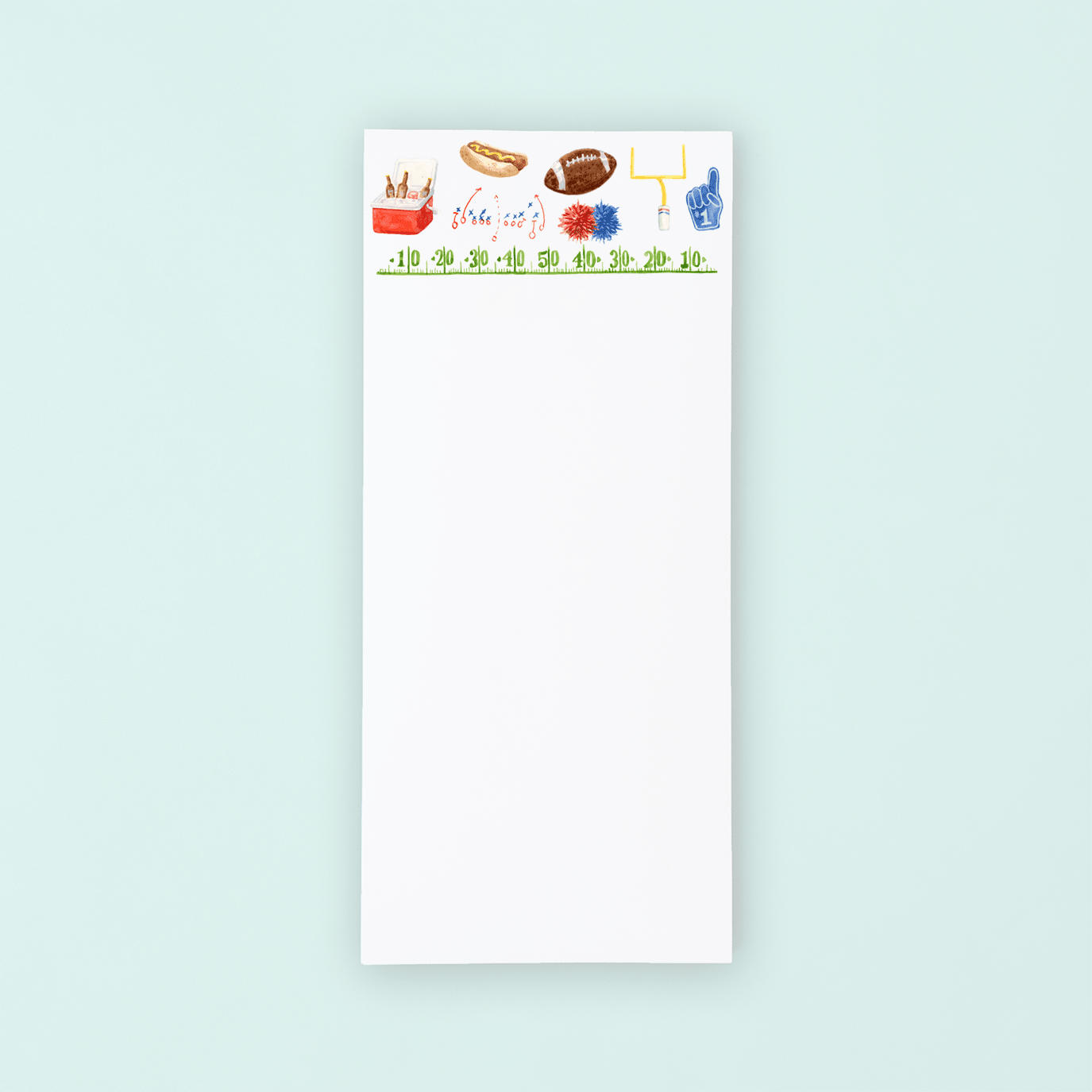 Football Collage Lists Pad - Shop LINNY CO