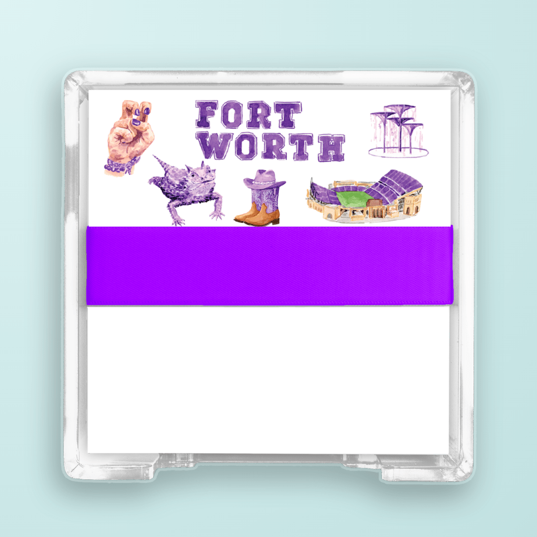 Fort Worth Texas Pattern Desk Set - Shop LINNY CO