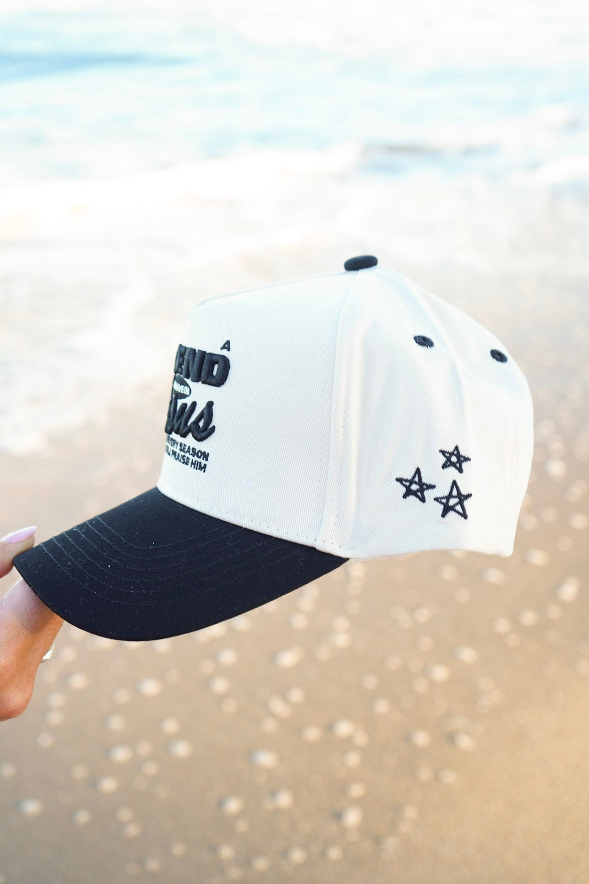 Friend in Jesus - Black Vintage Trucker Hat - Shop LINNY CO