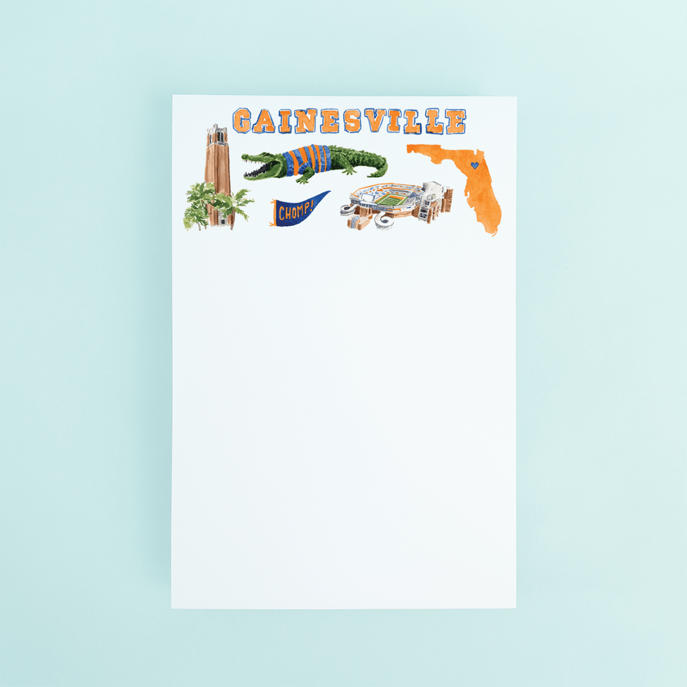 Gainesville Pattern Notepad - Shop LINNY CO