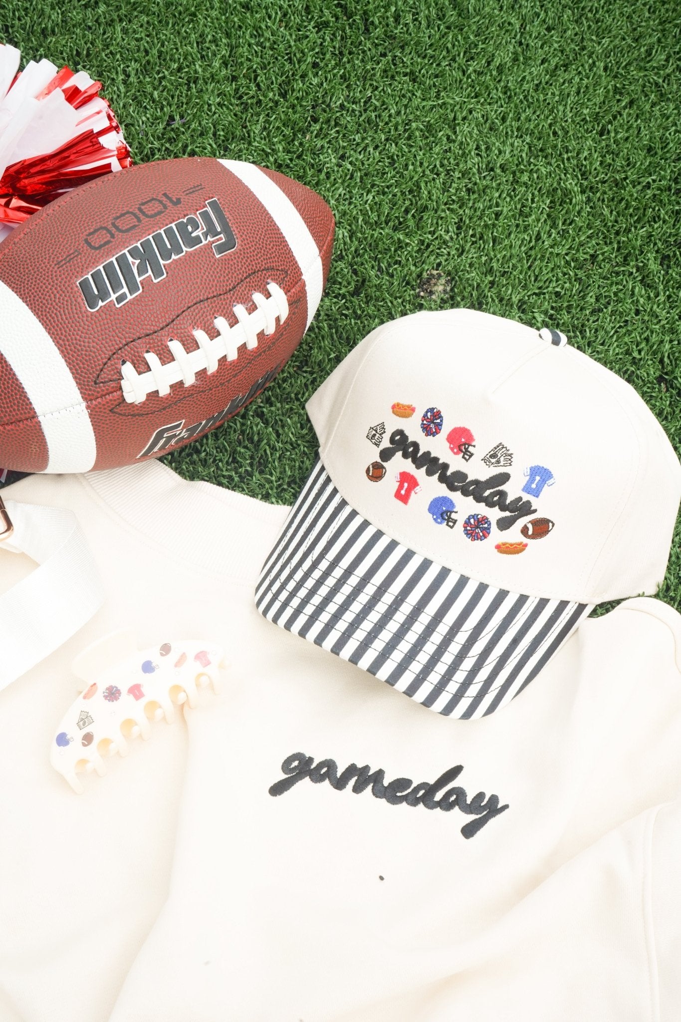 Gameday Icon Black Stripe Trucker Hat - Shop LINNY CO