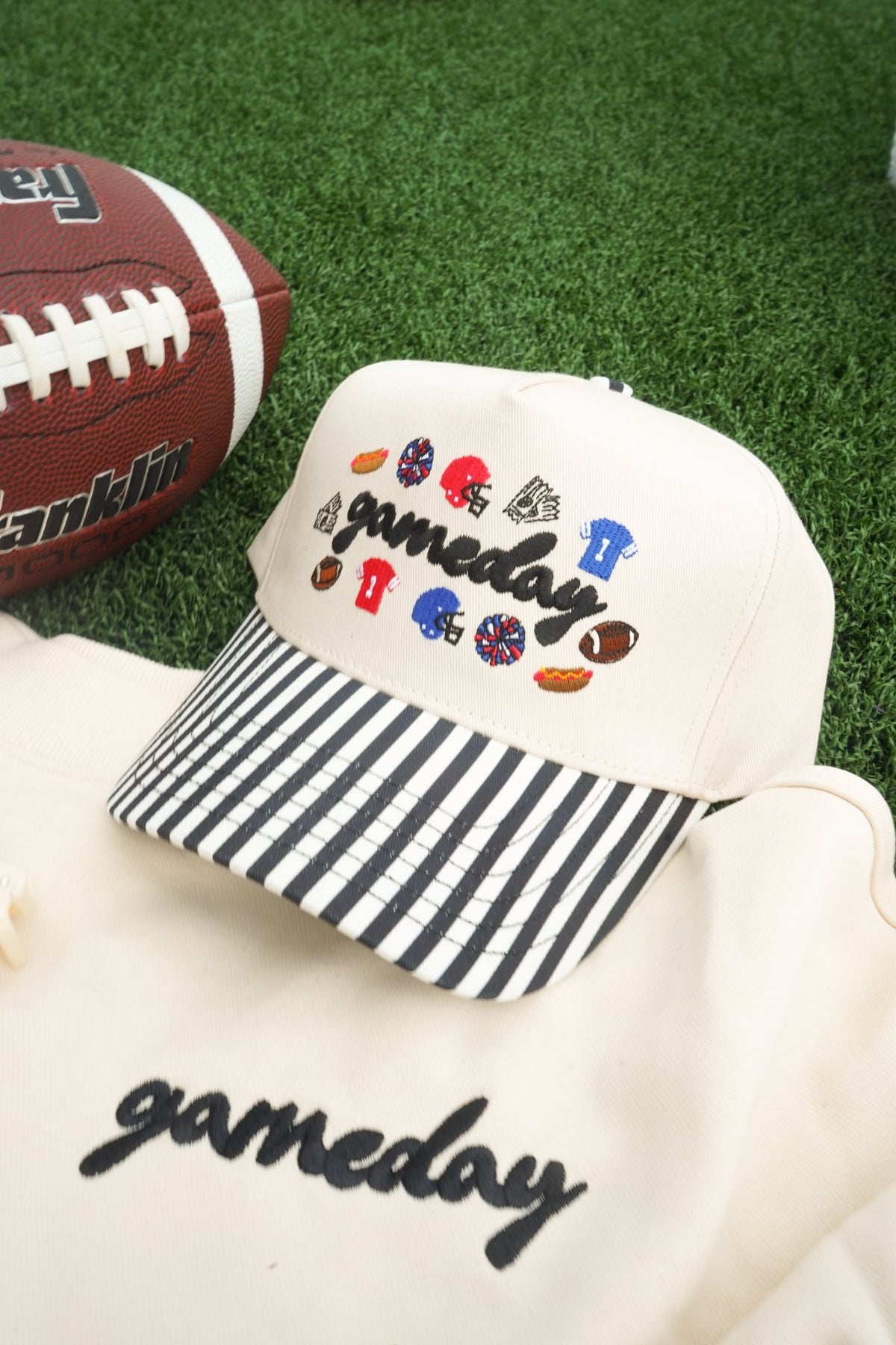 Gameday Icon Black Stripe Trucker Hat - Shop LINNY CO