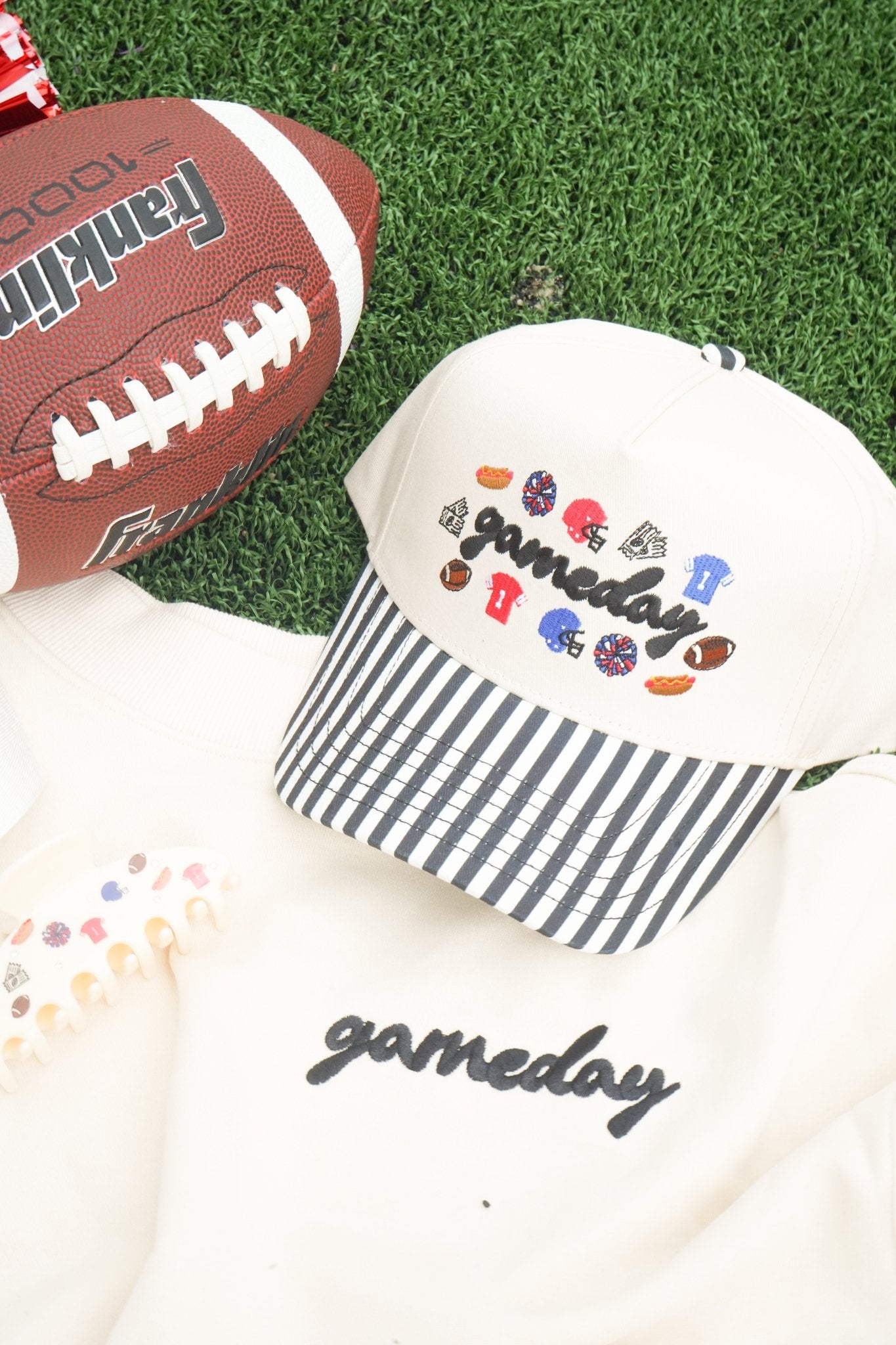Gameday Icon Black Stripe Trucker Hat - Shop LINNY CO