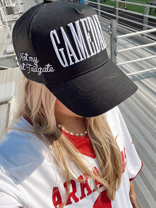 GAMEDAY. - Not My First Tailgate Vintage Trucker Hat - Shop LINNY CO