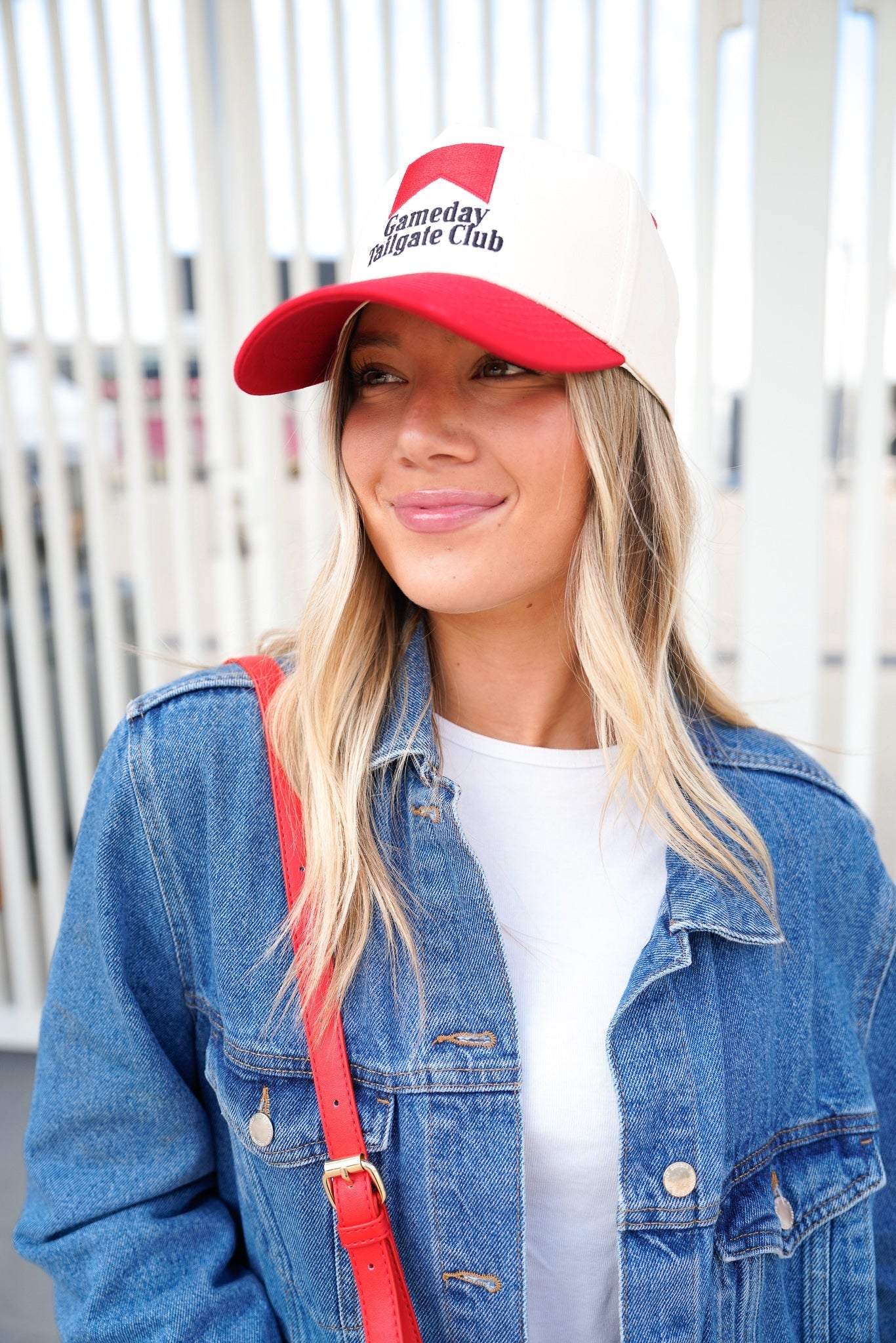 Gameday Tailgate Club - Red Vintage Trucker Hat - Shop LINNY CO