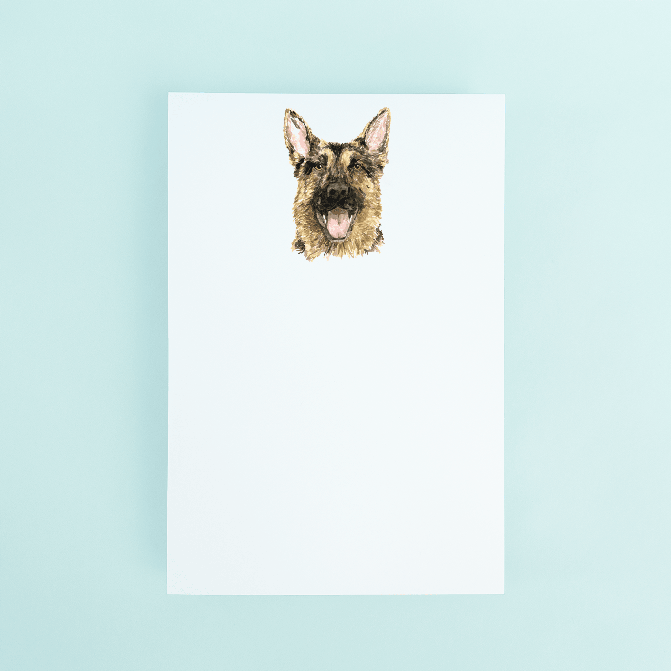 German Shepard Portrait Notepad - Shop LINNY CO