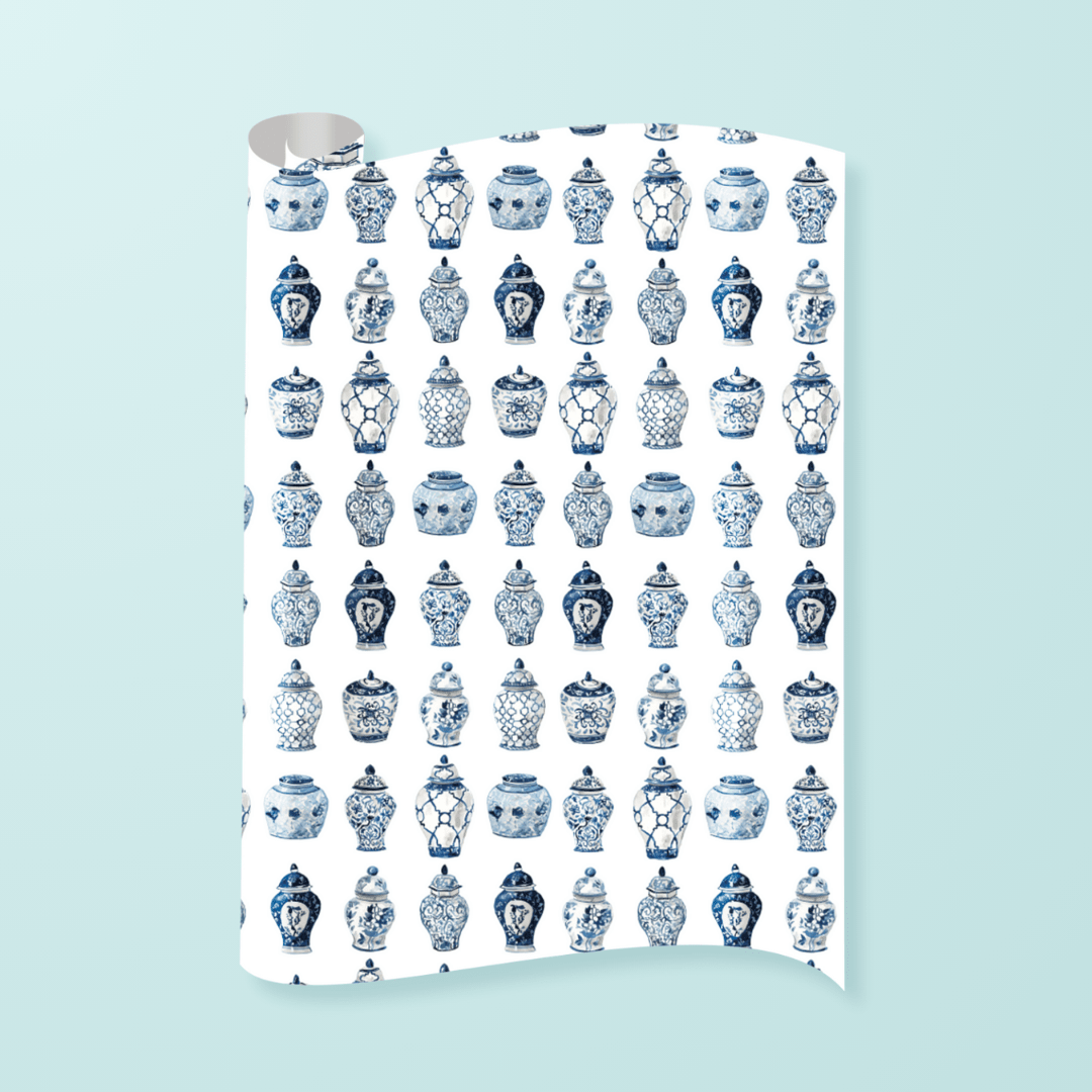 Ginger Jars Gift Wrap - Shop LINNY CO
