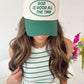God is Good - Green Vintage Trucker Hat - Shop LINNY CO