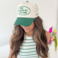 God is Good - Green Vintage Trucker Hat - Shop LINNY CO