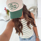 God is Good - Green Vintage Trucker Hat - Shop LINNY CO