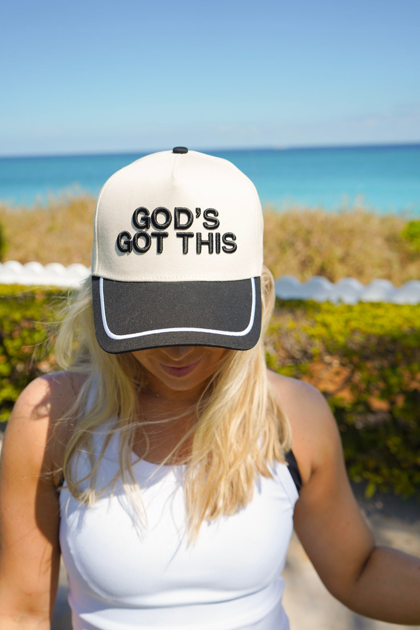 God's Got This - Black Trucker Hat - Shop LINNY CO