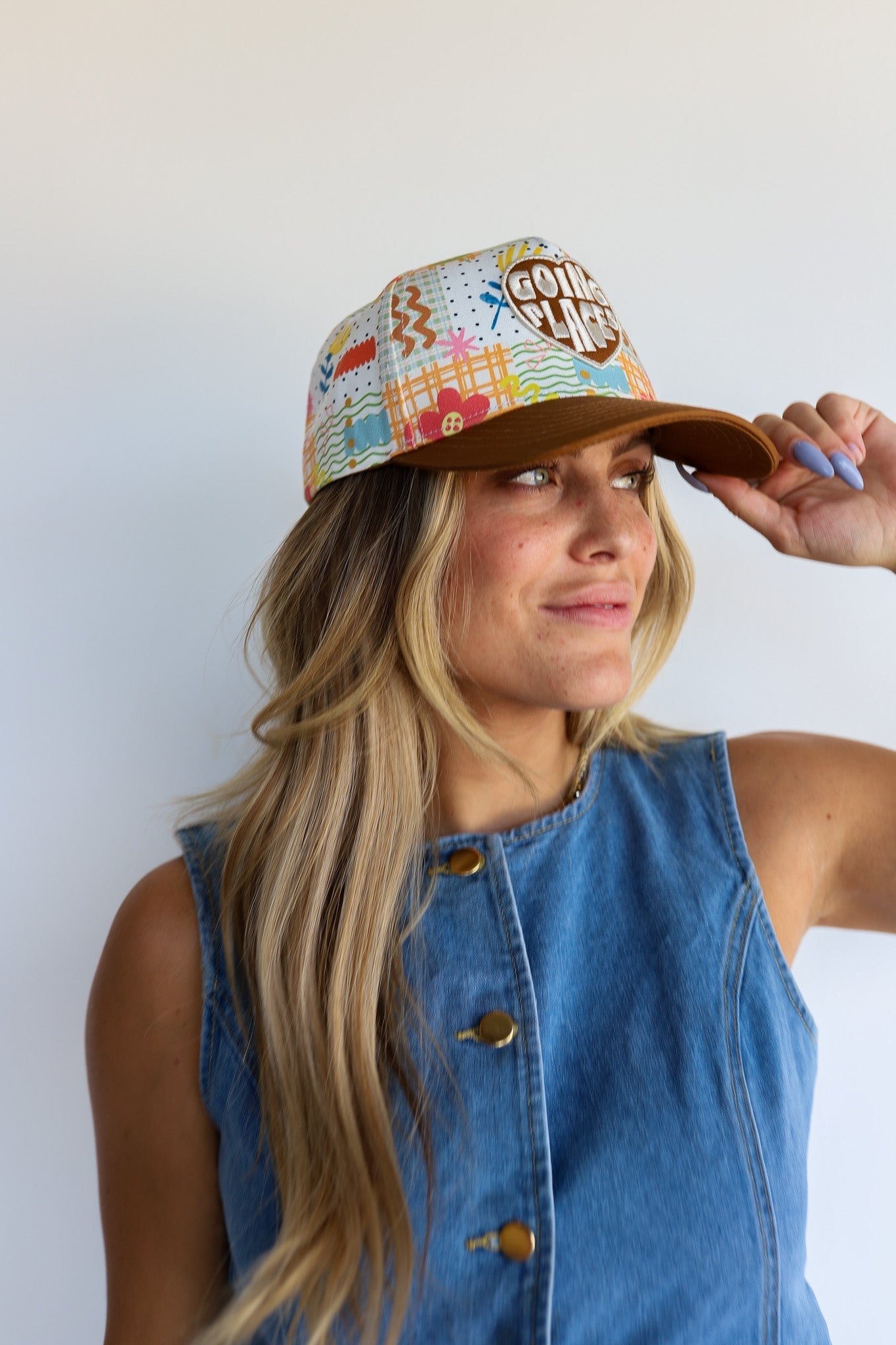 GOING PLACES TRUCKER HAT - Shop LINNY CO