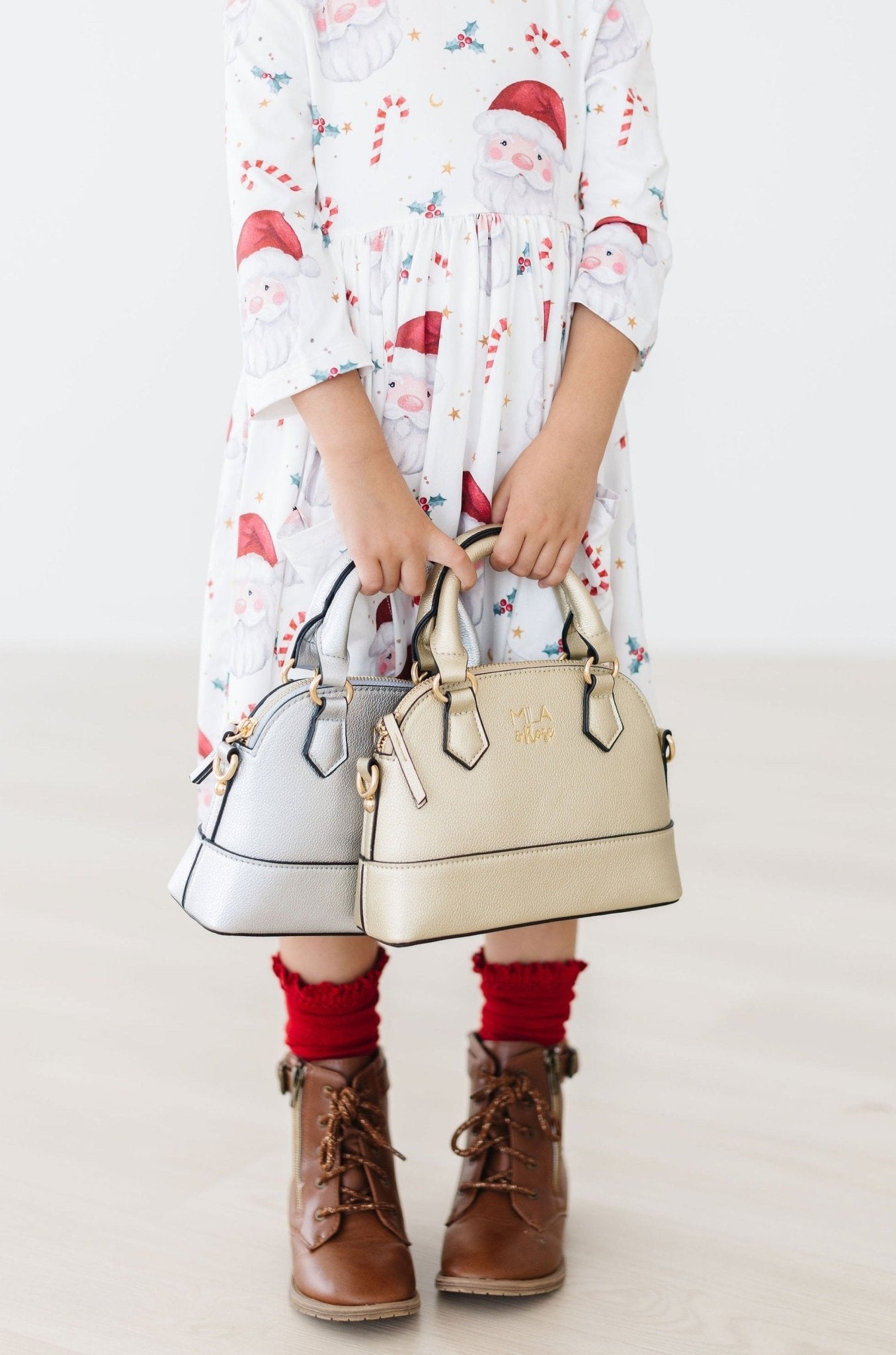 Gold Metallic Girl's Crossbody Purse - Shop LINNY CO