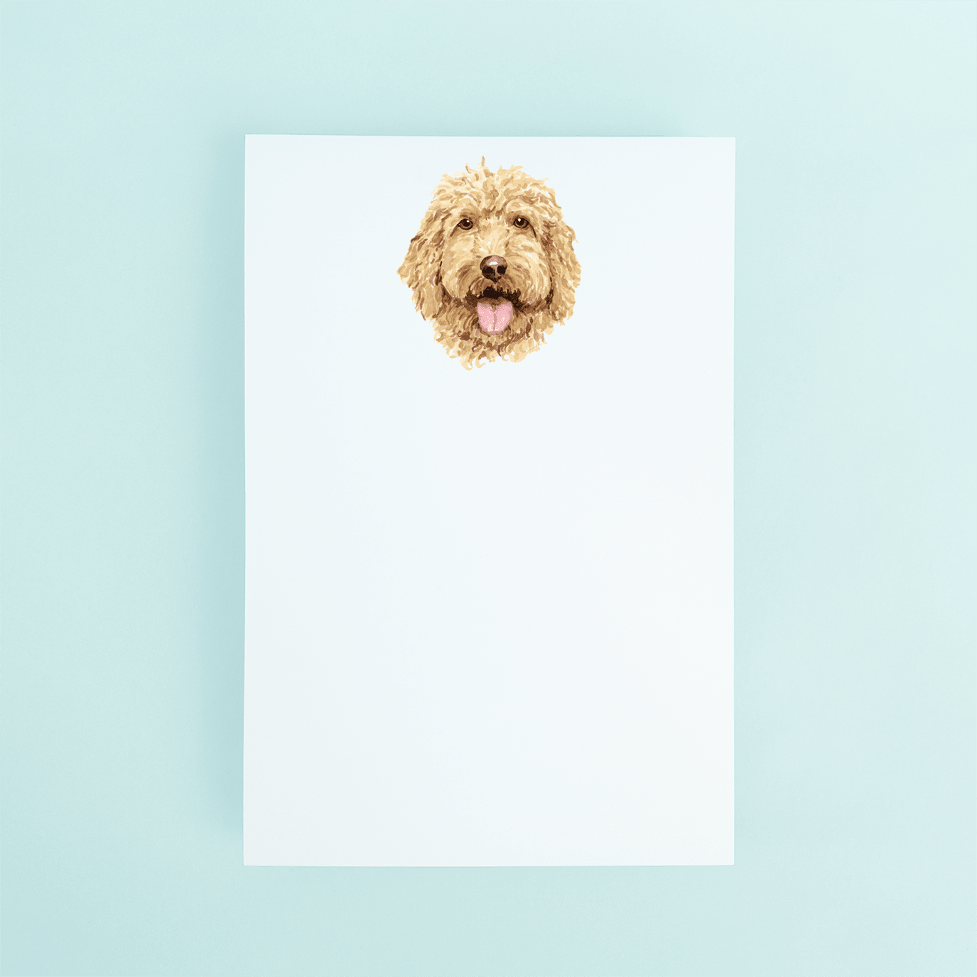 Golden Doodle Portrait Notepad - Shop LINNY CO
