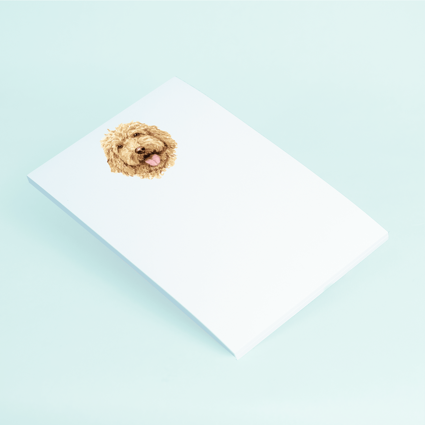 Golden Doodle Portrait Notepad - Shop LINNY CO