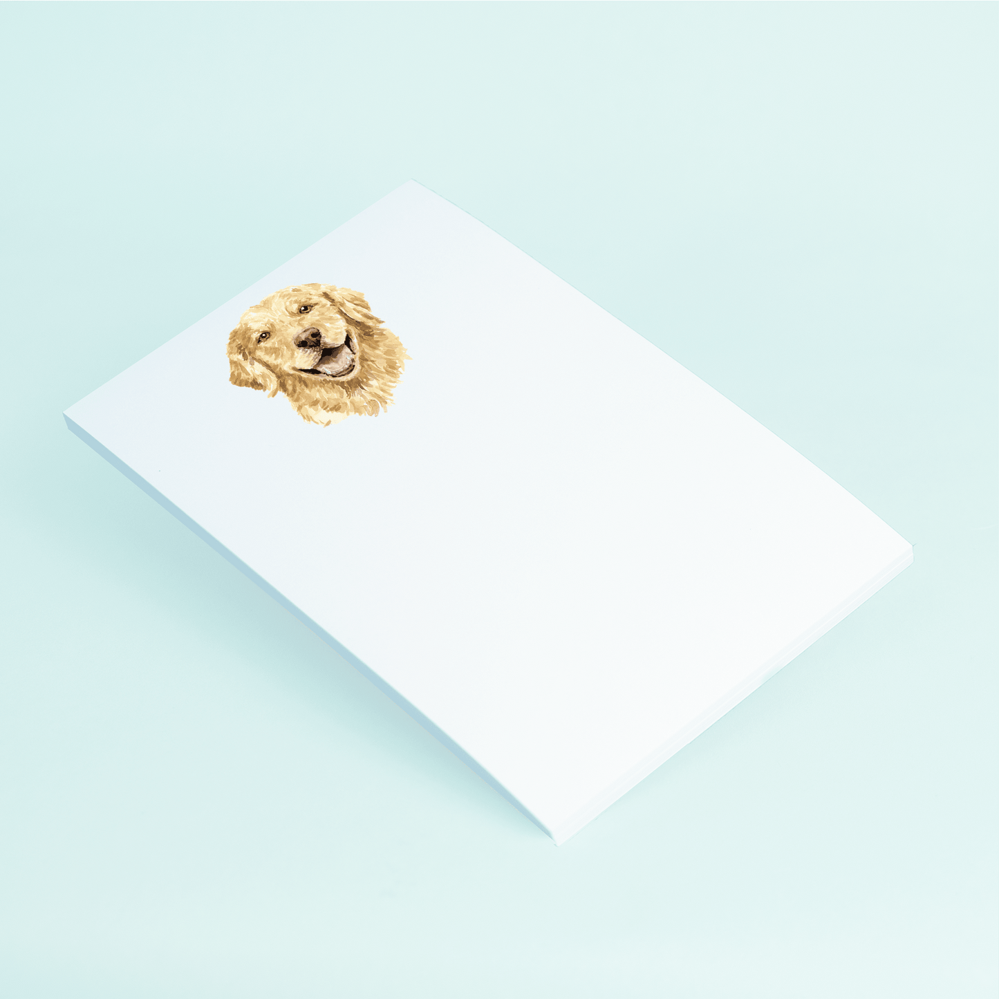 Golden Retriever Portrait Notepad - Shop LINNY CO