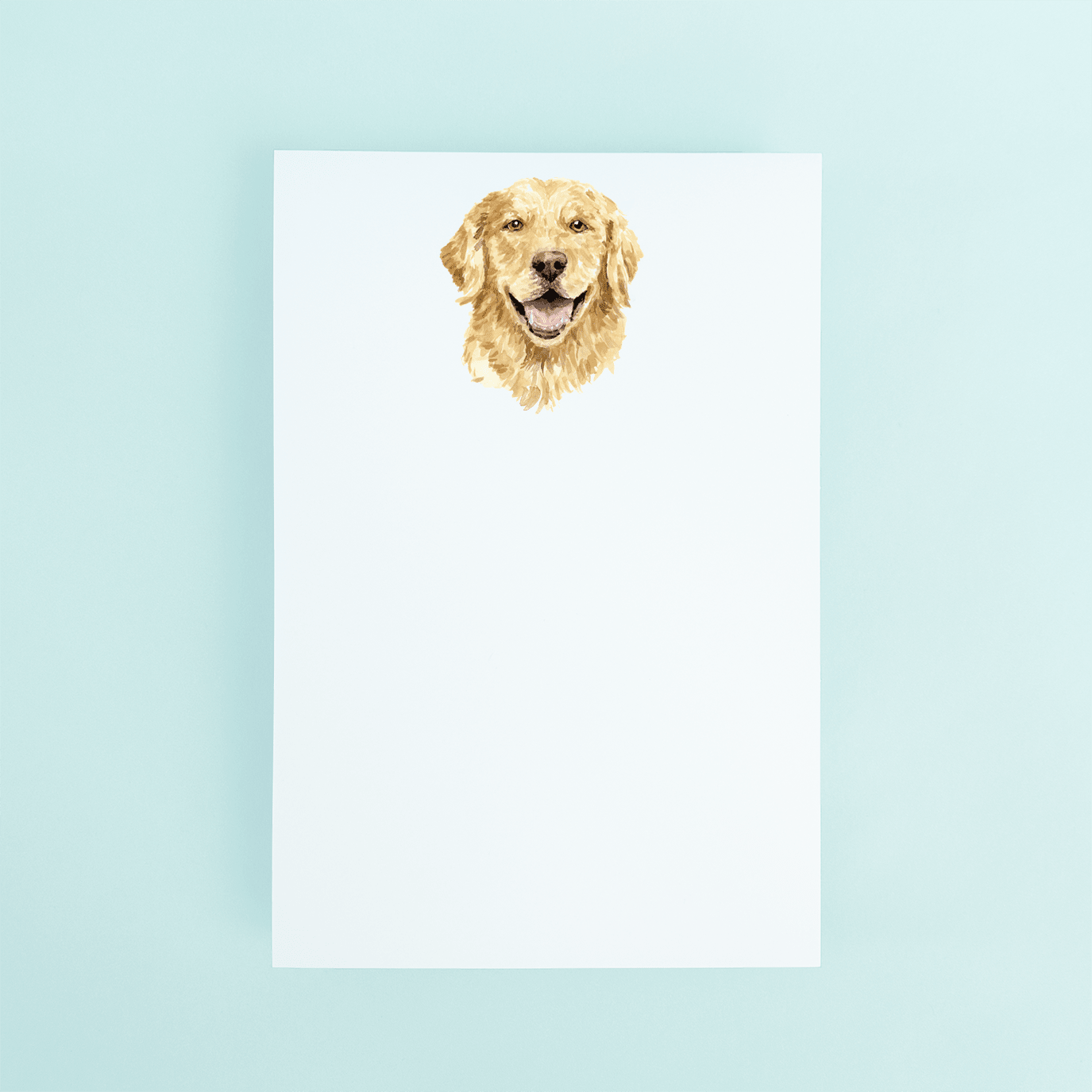 Golden Retriever Portrait Notepad - Shop LINNY CO