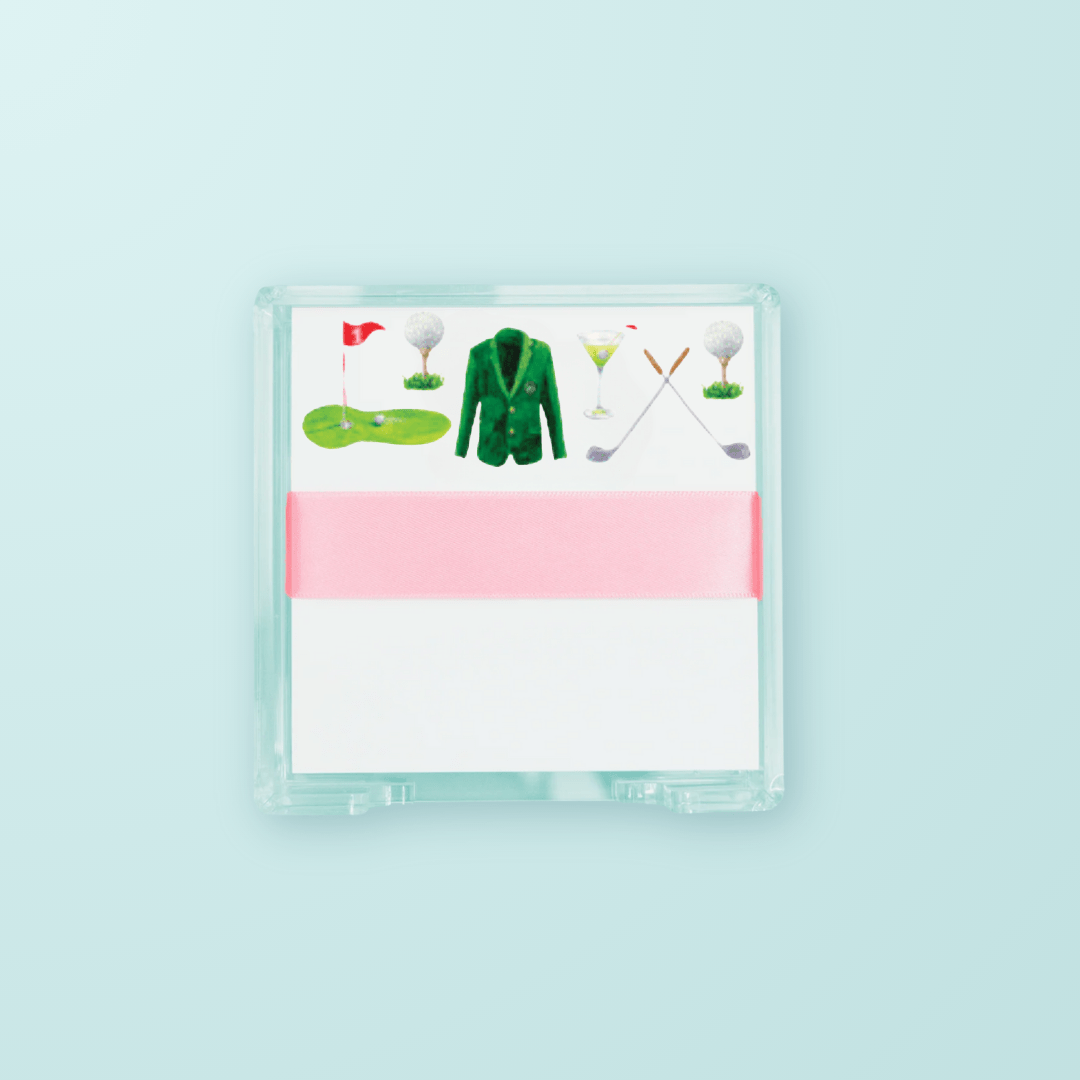 Golf & Cocktails Pattern Desk Set - Shop LINNY CO