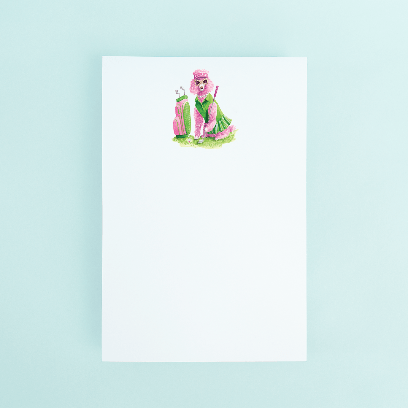 Golf Poodle Notepad - Shop LINNY CO