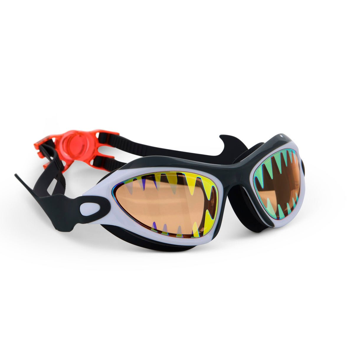 Great Bite White Megamouth Kid's Swim Goggles - Shop LINNY CO