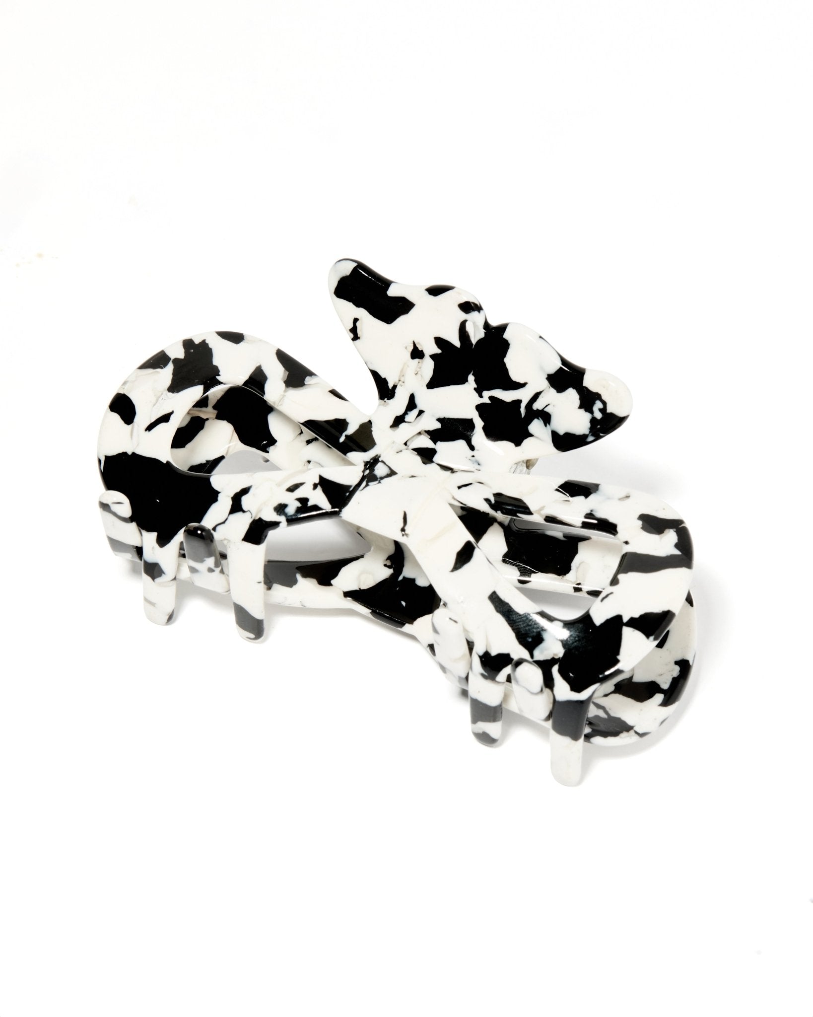 Hair Clip - Anna - Black and White - Shop LINNY CO
