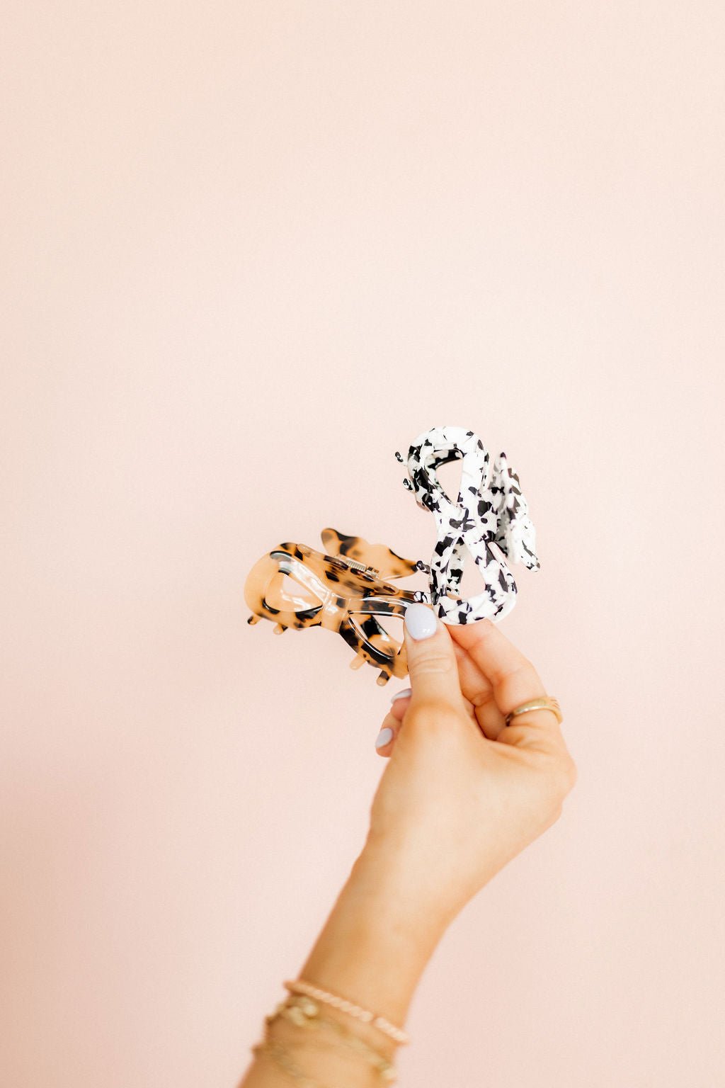Hair Clip - Anna - Black and White - Shop LINNY CO