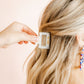 Hair Clip - Bailey Pearl White - Shop LINNY CO