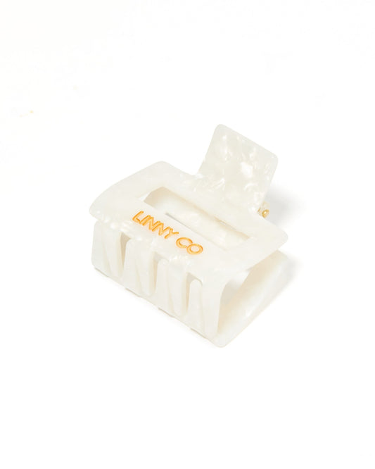 Hair Clip - Bailey Pearl White - Shop LINNY CO