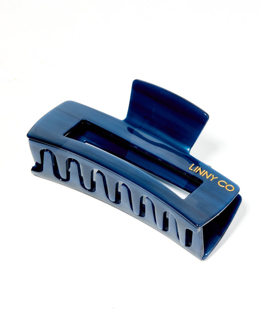 Hair Clip - Harper Navy Blue - Shop LINNY CO