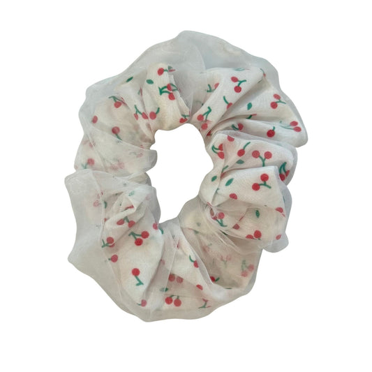 Hair Scrunchie - Cherry - Shop LINNY CO